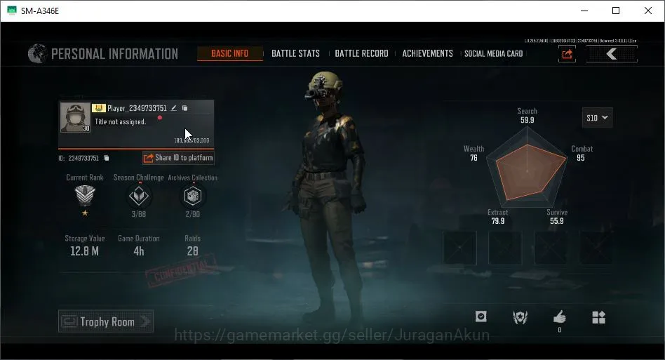 Arena Breakout Accounts Mid-Tier [MOBILE] Lvl 30 |SV 12,8M|CV 12M|PR Jacket|AKS-74U,SCAR-L,MP5,Mosin,M249,M870,USAS-12|Gear 2