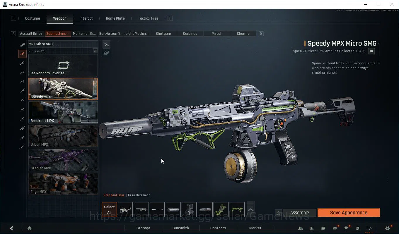 Arena Breakout: Infinite Accounts Global |Lvl 30| SV 173M | CV 155M | SCAR L Speedy, image 17