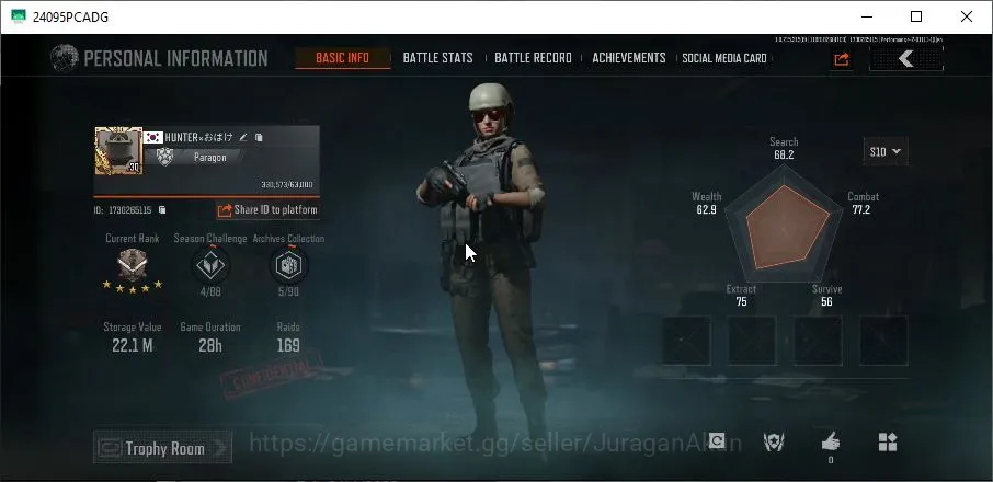 Arena Breakout High-End [MOBILE]Lvl 30|SV 22M|CV 21M|Edelweiss AK12 Forest image 1