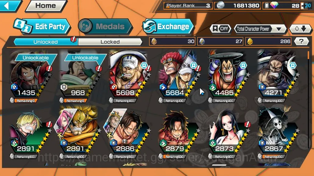 One Piece Bounty Rush Accounts Global| 4 META EX | Navy Sakazuki, Onigashi Kid&La image 5