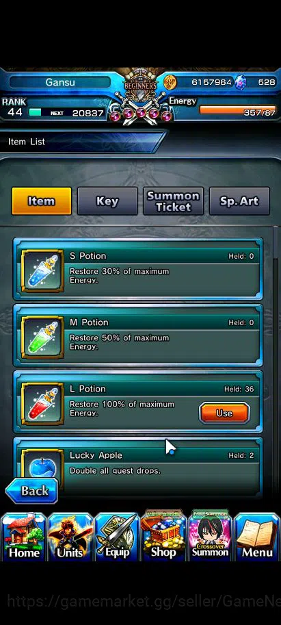 Grand Summoners Accounts Global|Rank 44|3 Ascend+1 TW| DL Rimuru+TW,DLS Rim image 9