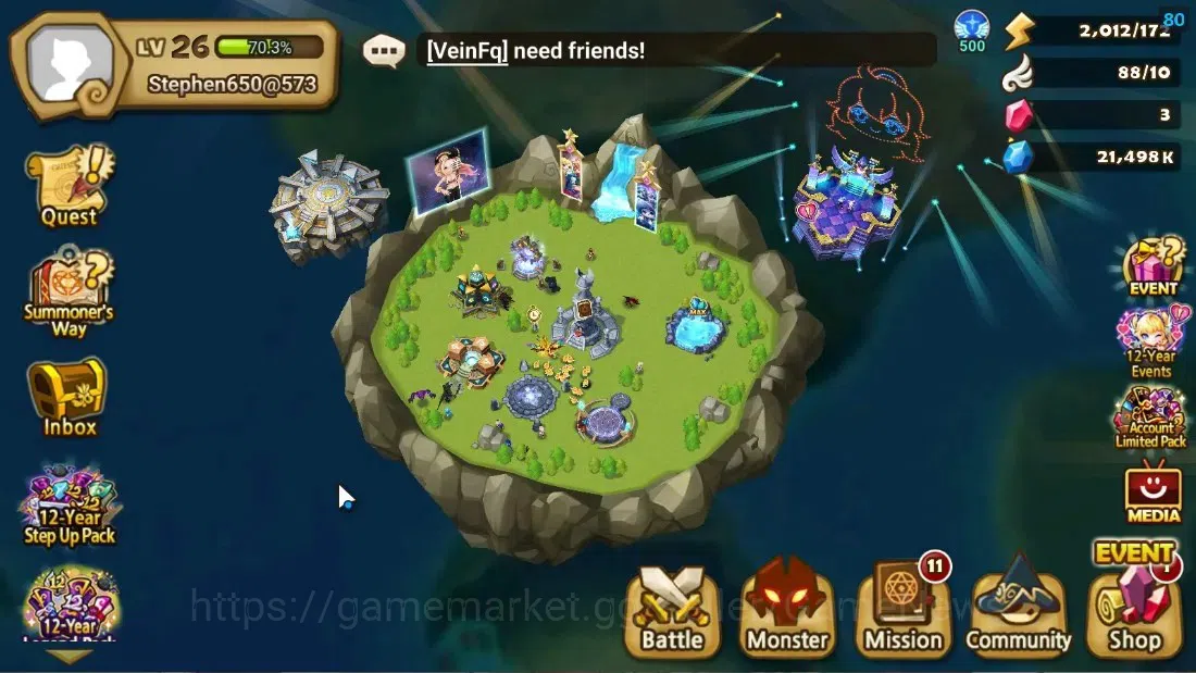 Summoners War: Sky Arena Accounts ASIA|Lv 26|Ready Gacha|99 12 YSC + 160 11 YSC + 3 image 1
