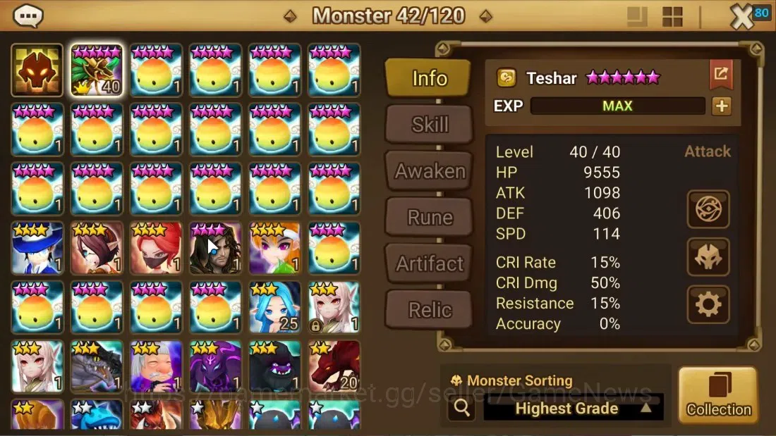 Summoners War: Sky Arena Accounts ASIA|Lv 26|Ready Gacha|99 12 YSC + 160 11 YSC + 3 image 7