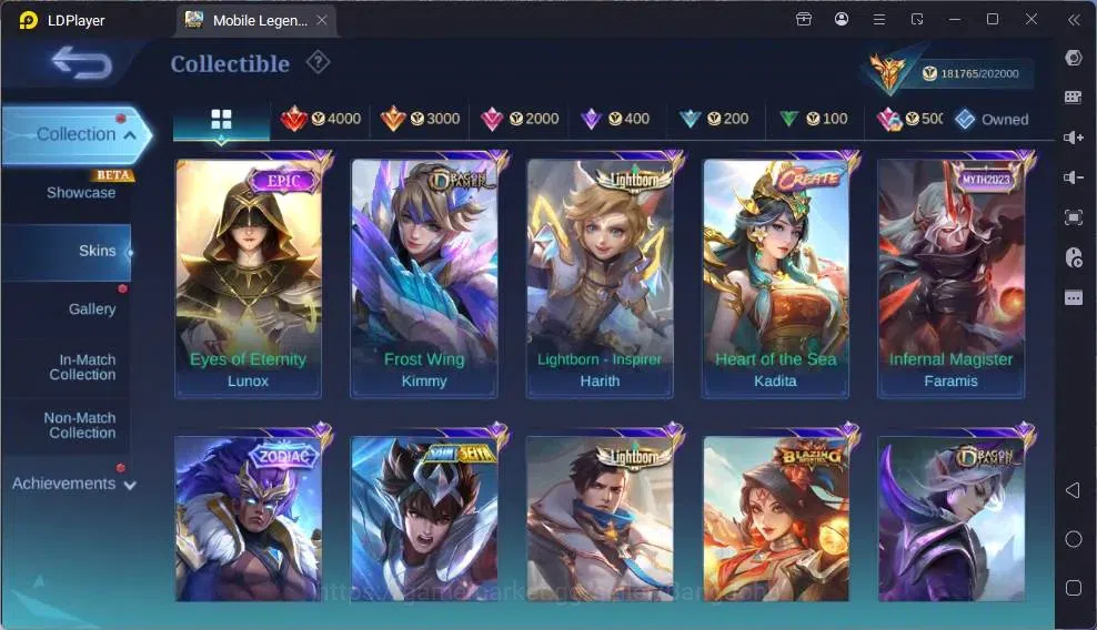 Mobile Legends: Bang Bang Accounts Global|Hero 132|Legend Franco|Collab Xavier+Vale|S image 10