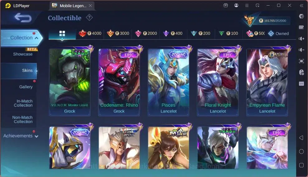 Mobile Legends: Bang Bang Accounts Global|Hero 132|Legend Franco|Collab Xavier+Vale|S image 14
