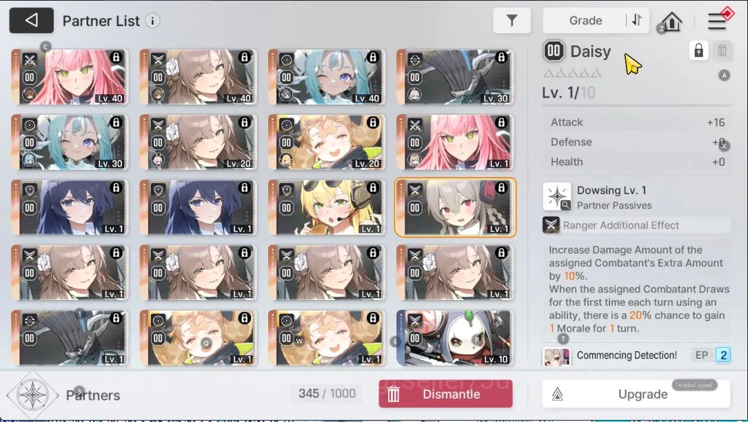 Chaos Zero Nightmare Accounts GLOBAL Lv35|5k Crystal,7 SSR (HaruM1,Chizuru,Yuki,Veronica,Etc)+10 SR(NiaM5,LucasM5,Etc)|19 SR 5
