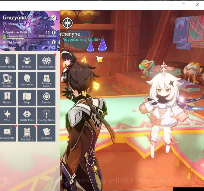 Genshin Impact Accounts Mid Game ASIA|AR 55|6 Limited+3 [5*Weapon]|Furina, Yelan, Chasca, Hu Tao, Zhongli, Nahida|Keqing 3