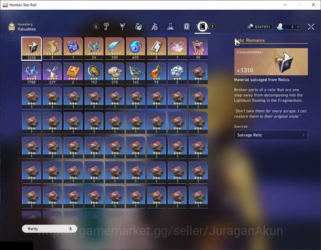 Honkai Star Rail Accounts Mid Game ASIA|TL 62|8 Limited|[Phainon,Archer]+Sign, Sunday,Castorice,Sparkle,Ruan Mei,Etc|MC 4