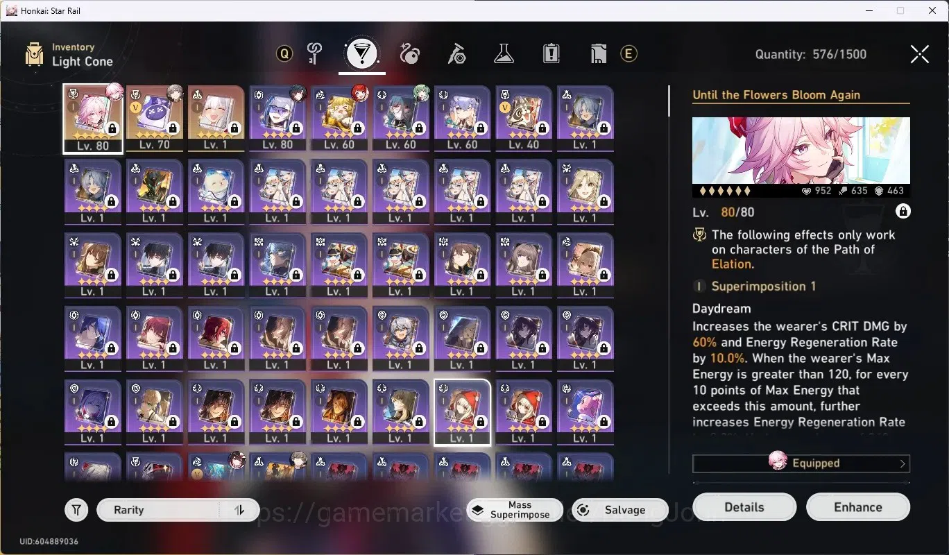 Honkai Star Rail Accounts America|TL 63|7 Limited [EvanesciaE2+Sign],Mortena image 11