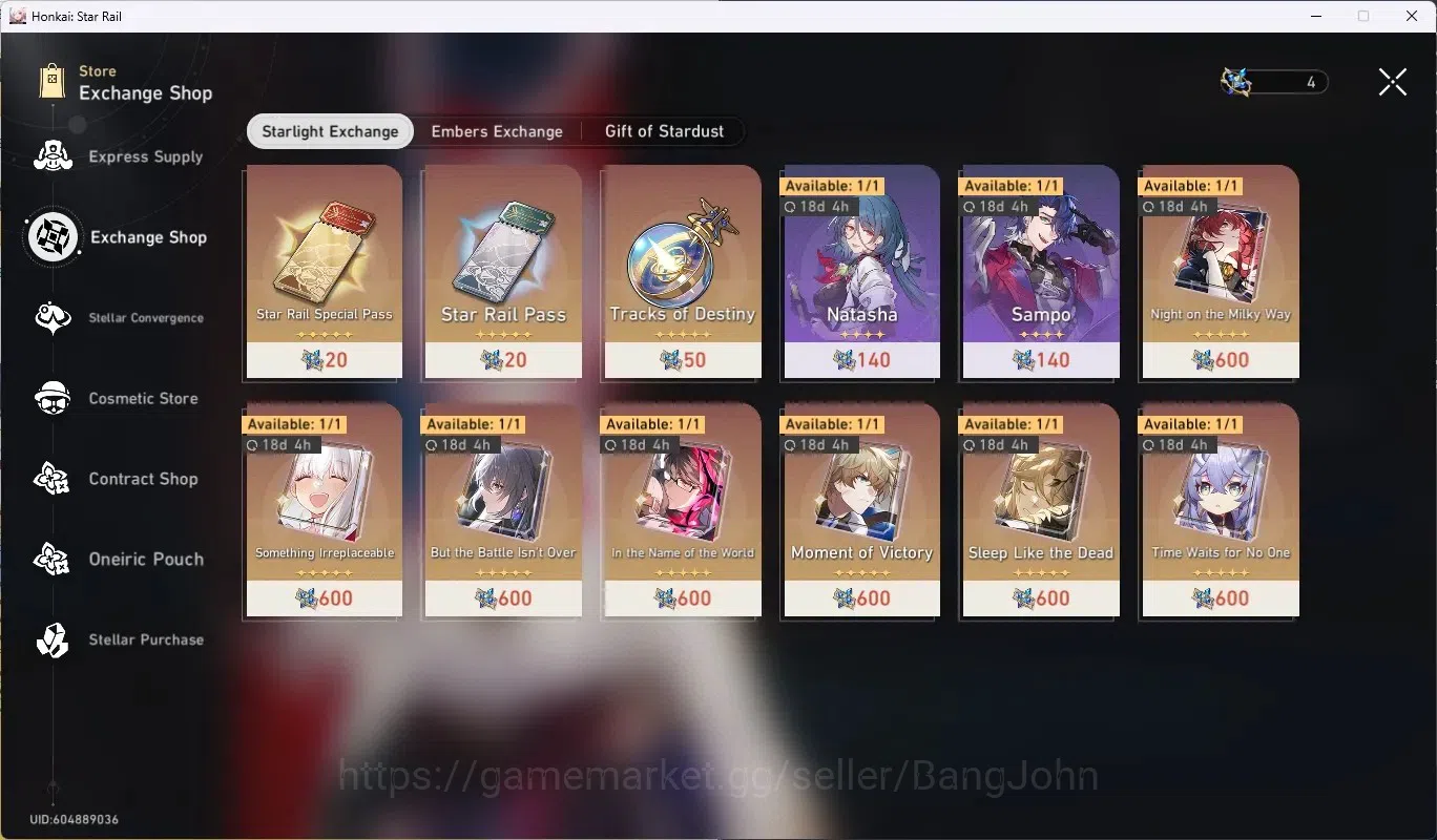 Honkai Star Rail Accounts America|TL 63|7 Limited [EvanesciaE2+Sign],Mortena image 9