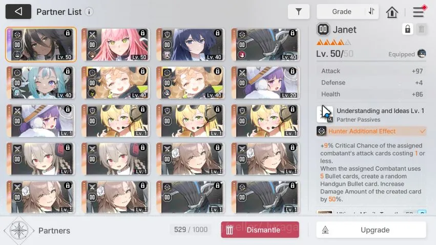 Chaos Zero Nightmare Accounts Global Lv50|7 SSR (YukiM3,KhalipeM2,Chizuru,MeiLin,Luke+Sign,etc)|10 SR+24 SR Partner|12 3