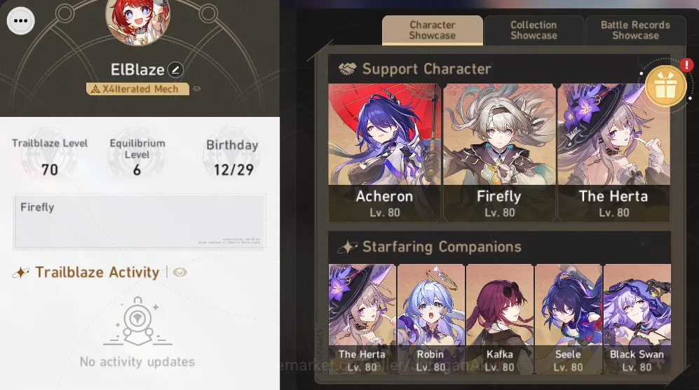 Honkai Star Rail End Game America [TL70] 14 Limited (Firefly+Sign, Robin+Sig image 1