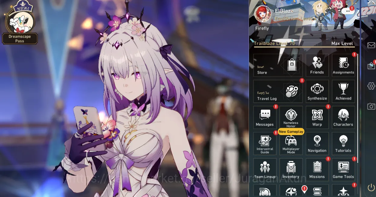 Honkai Star Rail Accounts End Game America [TL70] 14 Limited (Firefly+Sign, Robin+Sign, Archeron+Sign, Tribbie, The Herta 2