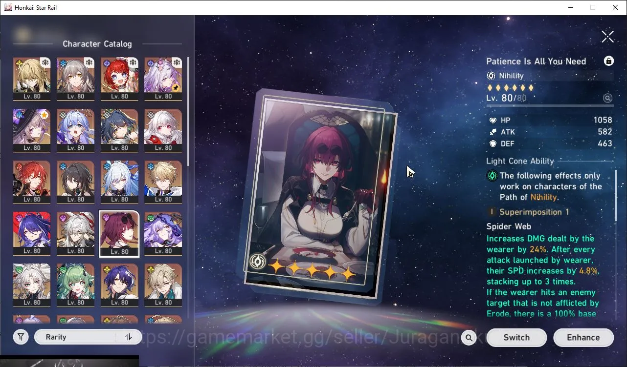Honkai Star Rail Accounts ASIA|TL70|16 Limited[The Herta+Sign,Kafka+Sign,Ach image 6