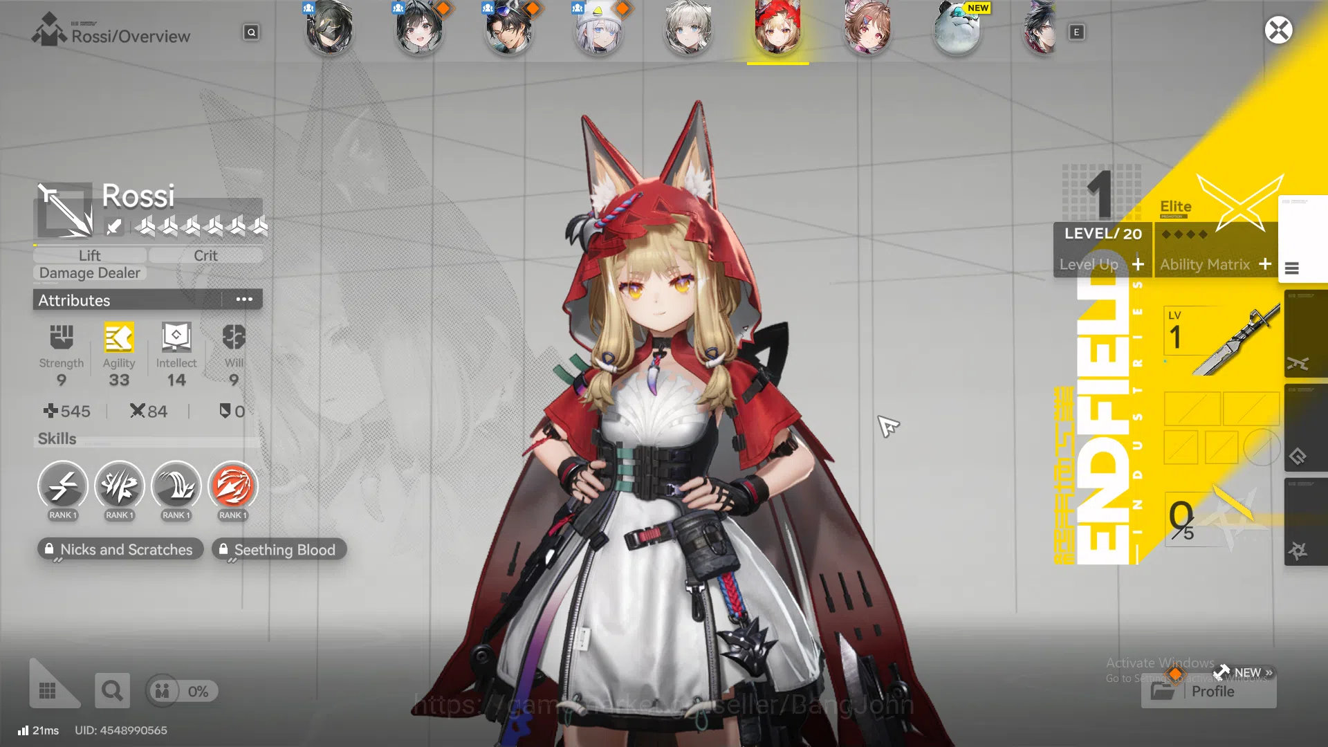 Arknights: Endfield Accounts ASIA | Starter ACC| Rossi, Ardelia WP 6s 2| More d image 2