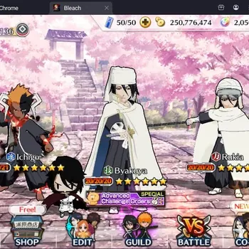 Bleach: Brave Souls Accounts Starter ALL ASIA |1M BP Fresh Story|4K Summon + 9K Prem Acc