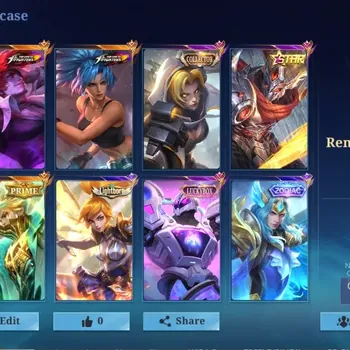 Mobile Legends: Bang Bang Accounts Collector Global|138H 261S|Renowned|KOF Cahou,Karina|Prime Granger|Luckybox