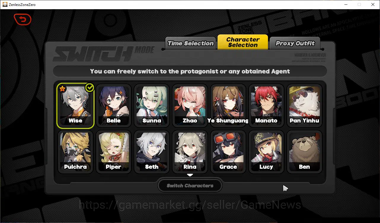 Zenless Zone Zero Accounts Mid-Game ASIA|IK 46|S2 CH2| Prem Team YSG 3 Limited [Ye ShunguangM3+Sign,Sunna,Zhao] + 4 STD|2 S 16