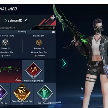 Blood Strike Accounts Starter ASIA|Starter|1 ETERNAL:MP7-Burning|1 Legendary NOVA-Rebel Vogue|1 ULTRA Voucher|2 LEGENDARY