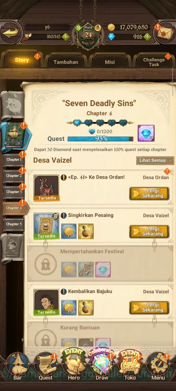 The Seven Deadly Sins: Grand Cross Accounts Starter GLOBAL| 540K CC | Fresh Starter | 2 UR + 916 DM ( Thor, Mael ) | Code 5