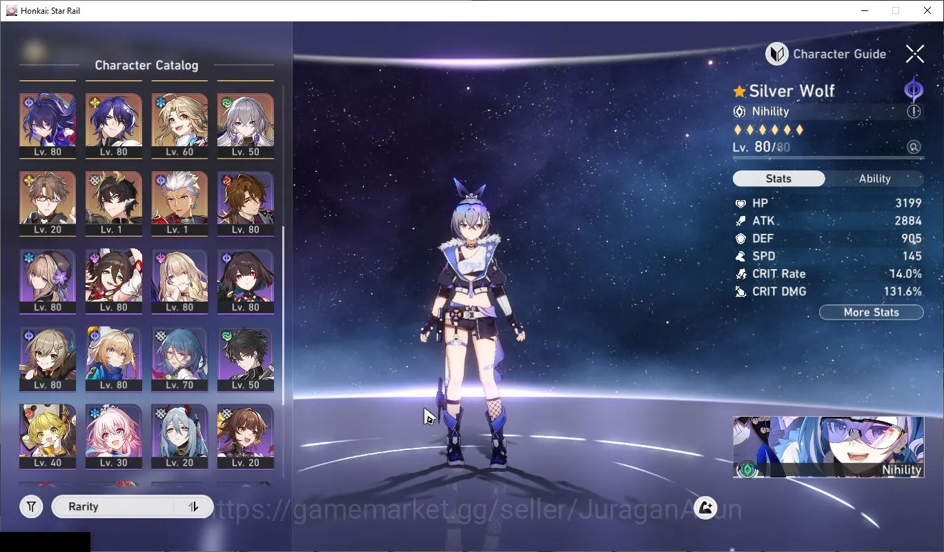 Honkai Star Rail Accounts Starter ASIA [TL70]|2k SJ|15 Limited (Castorice,Sparkle)+Sign 3