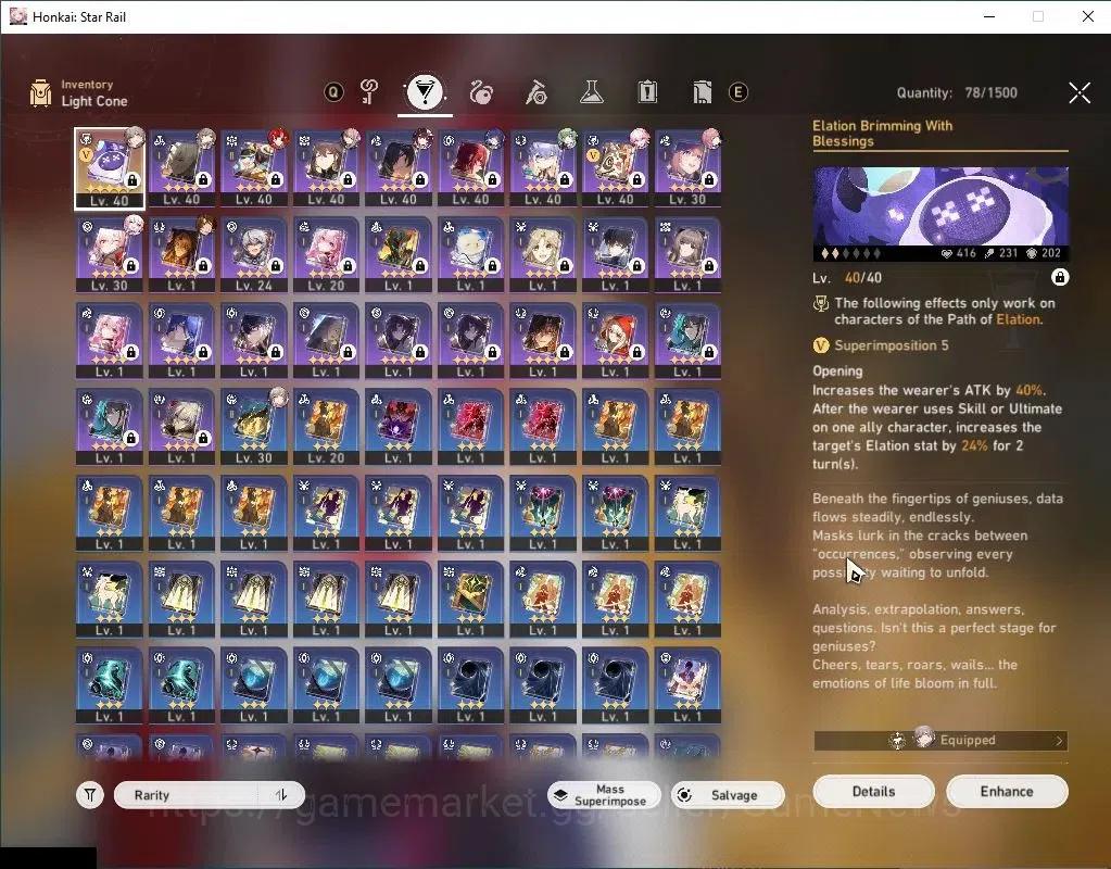 Honkai Star Rail Accounts Asia|TL 30|4 Limited|EvanesciaE1,Huohuo,Sparkle,Ar image 6