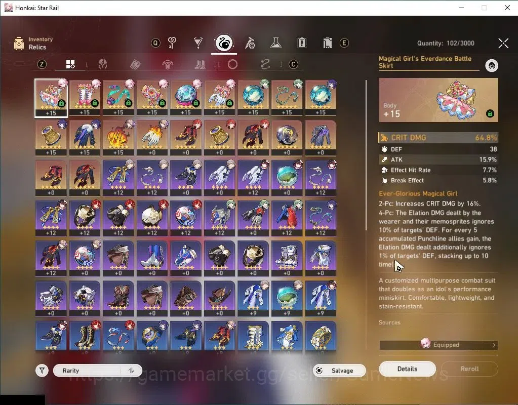 Honkai Star Rail Accounts Asia|TL 30|4 Limited|EvanesciaE1,Huohuo,Sparkle,Ar image 8
