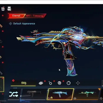 Blood Strike Accounts Collab Skin ASIA|ETERNAL MP7-TideSong+MELEE Staff|Collab AOT2 Katya,M4A1 Battle Faith,TR