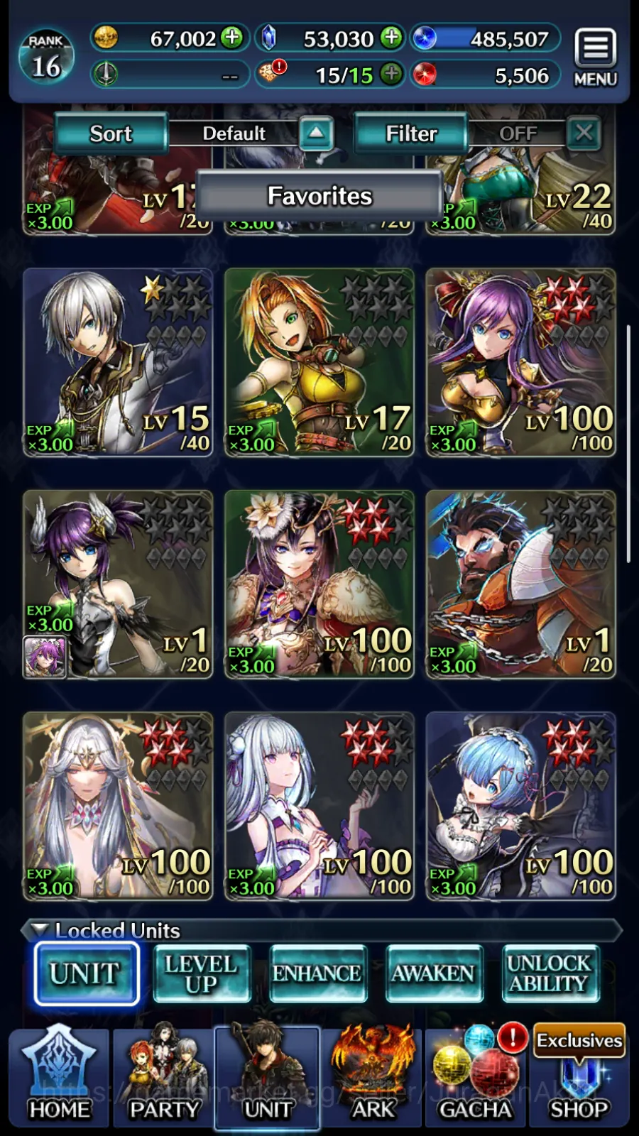 Last Cloudia Accounts Mid‑Game Global|Starter 50K Crystal+Collab Re:Zero (Rem & Emilia)+Other Units|Code Only|Check SS(LC732) 4