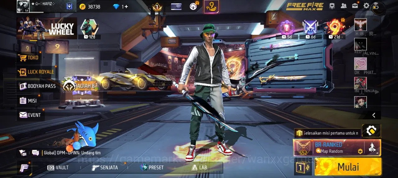 Free Fire Accounts Singapore | AKUN LVL 54 SG TROPICAL PARROT VAULT 55 EMOTE 10 KATANA LOBY 4 TAS 21 WEAPON 94 | W103 1