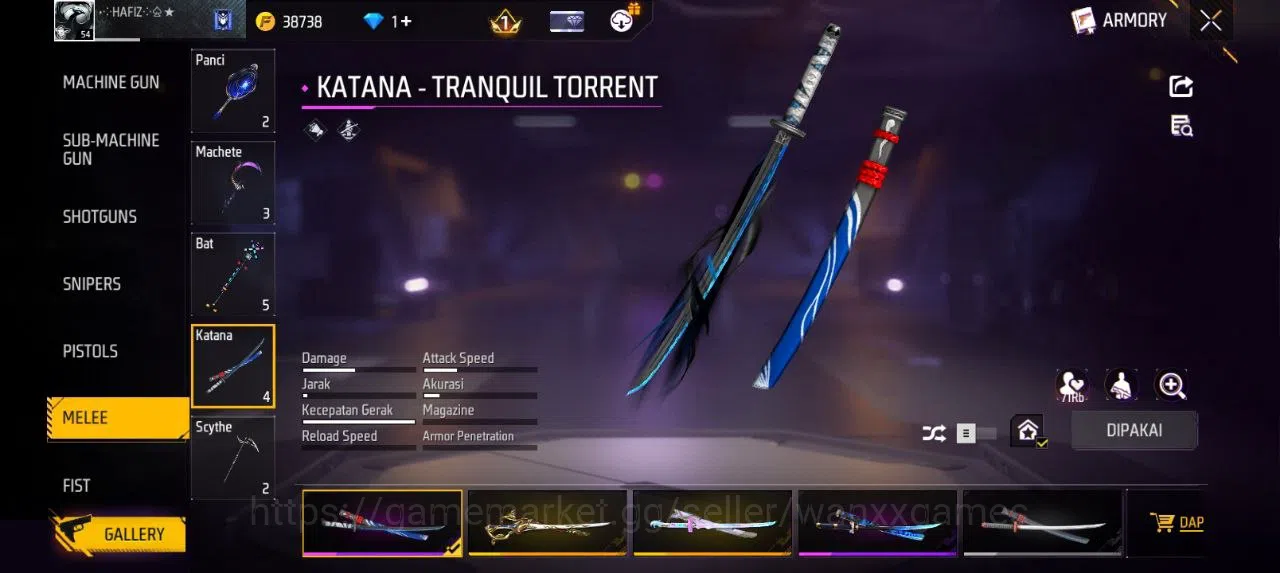Free Fire Accounts Singapore | AKUN LVL 54 SG TROPICAL PARROT VAULT 55 EMOTE 10 KATANA LOBY 4 TAS 21 WEAPON 94 | W103 5