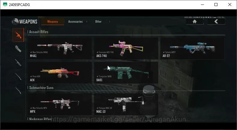 Arena Breakout Accounts Mid-Tier [MOBILE] Lvl 30|SV 32M |CV 8M|MaxVelo MPX M4A1 Splash AR57 Cascade AKS74 2
