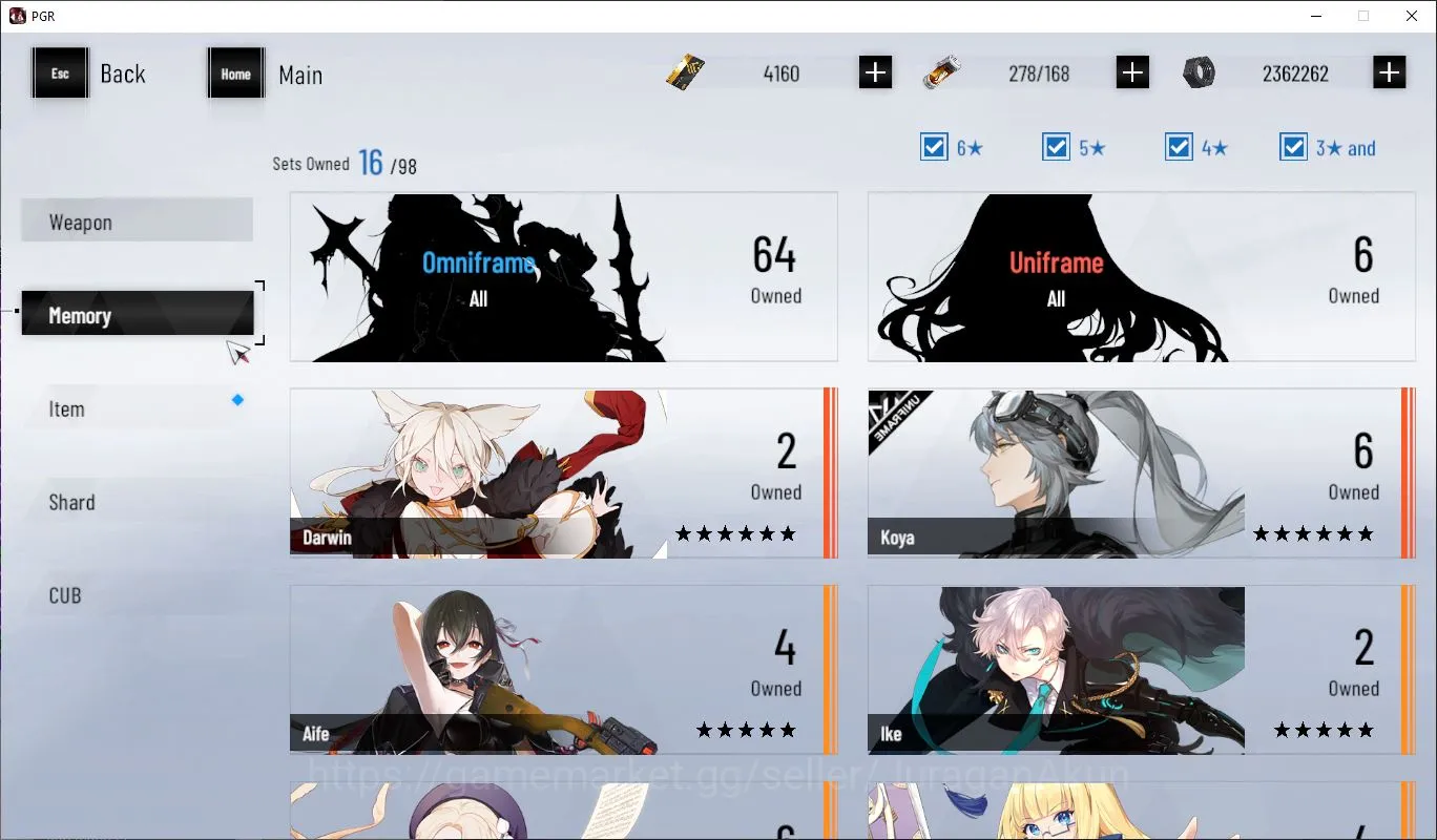 Asia|Best Starter Lucia CW + Sign + 4k BC + 5.4K Blue Card| + Selector On|Chapter 2|Log Google|Check SS (PGR1221) Punishing: Gray Raven Mid-Game Asia|Best Starter Lucia CW + Sign + 4k BC + 5.4K B image 1