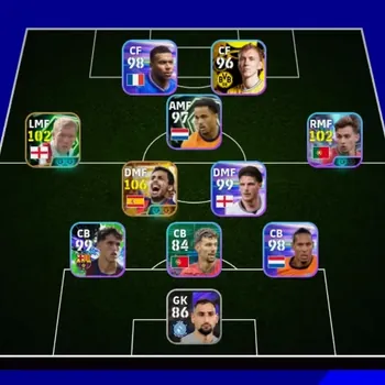 eFootball Accounts High-End Mobile |PW 2920|BIGT Rodri,Epic Scholes,Shwt Conceicao Yamal Messi,etc|Coach JabareLaporta