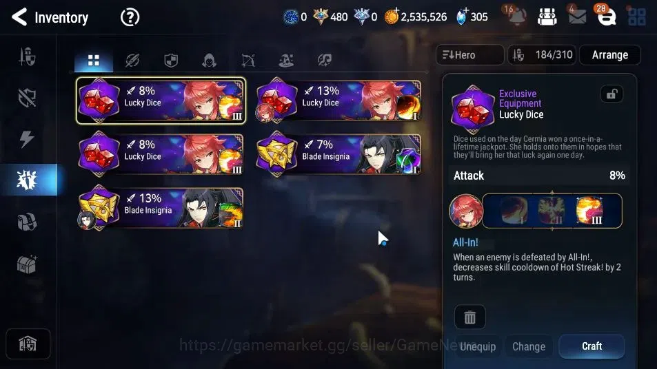 Epic Seven Accounts GLOBAL UnVerif|6 ML(SchoolNurse Yulha,Rhiana&Luce, image 20