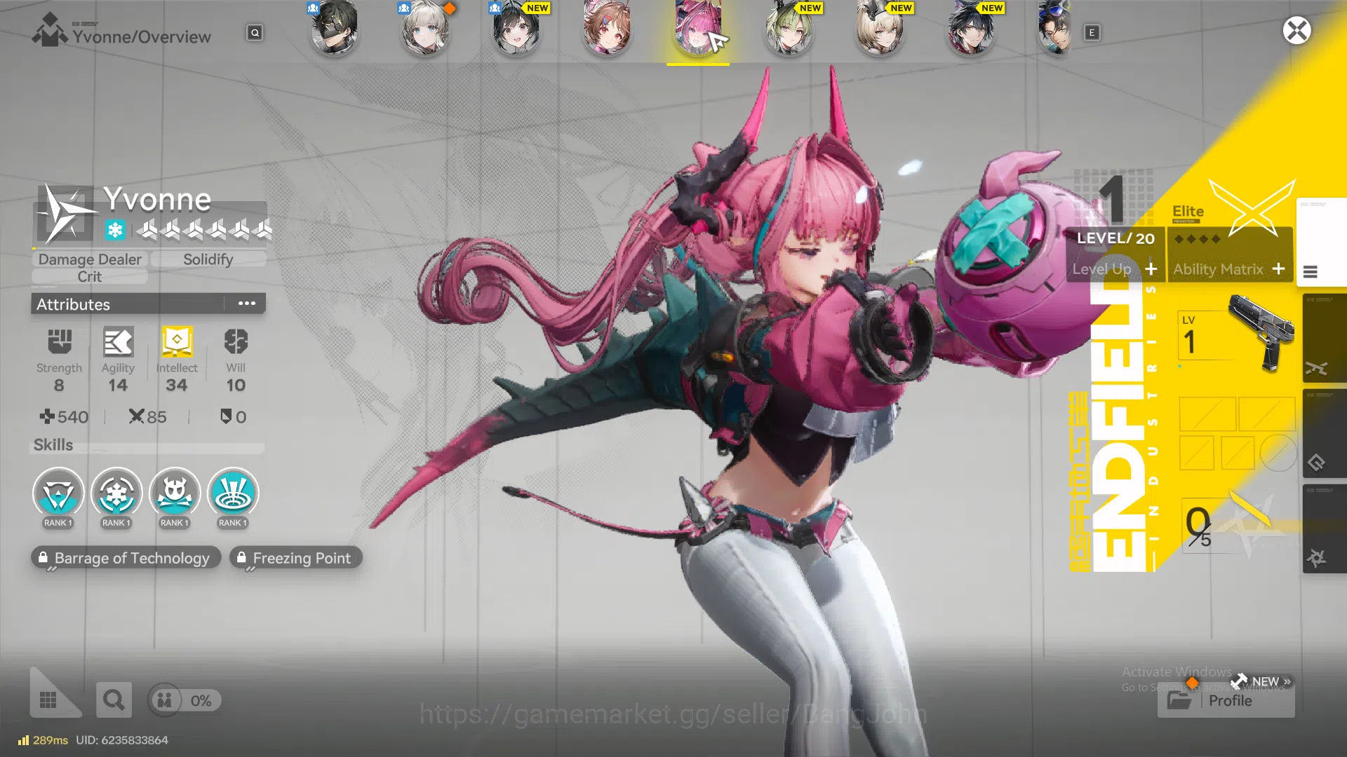 Arknights: Endfield Accounts NA EU | starter fresh, Yvonne, Lifeng, Ardelia WP 6s 2| sign n detail please check SS AKE230B 3