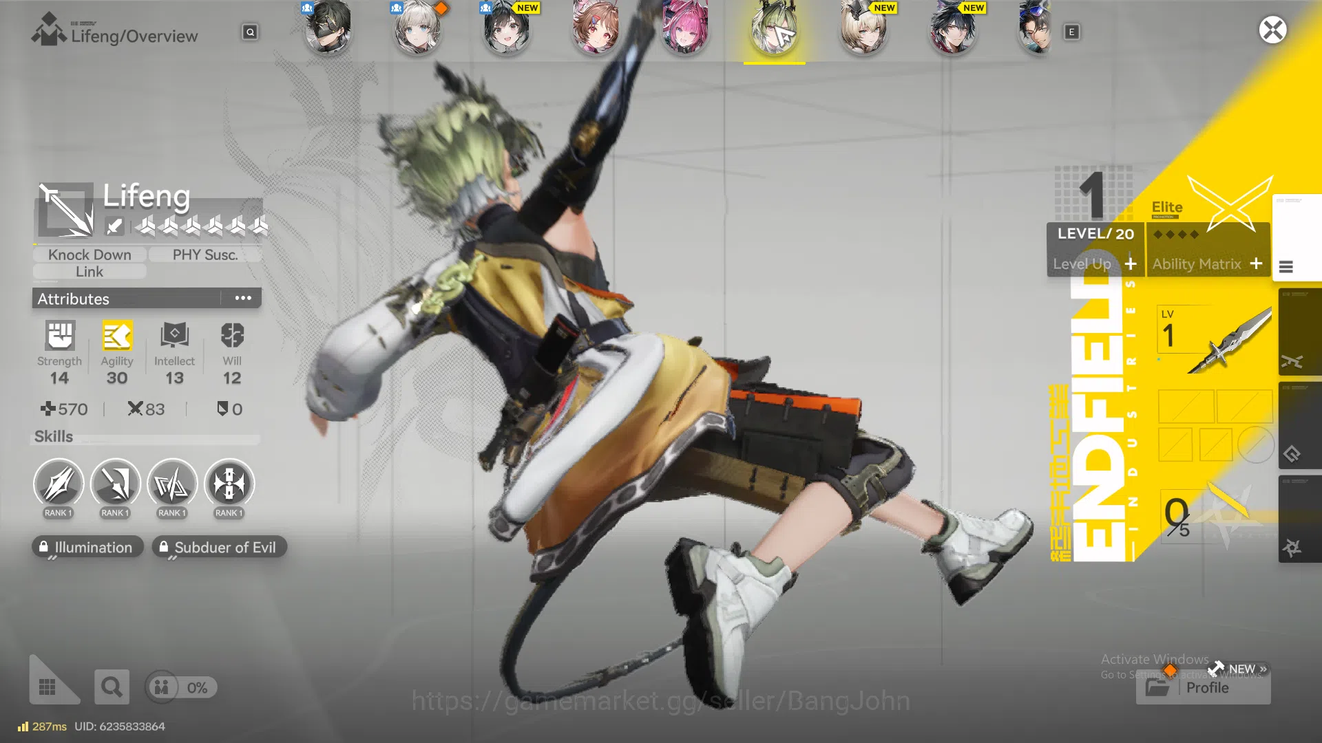 Arknights: Endfield Accounts NA EU | starter fresh, Yvonne, Lifeng, Ardelia WP 6s 2| sign n detail please check SS AKE230B 4