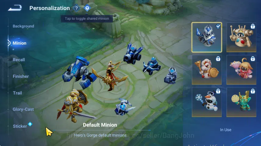 Honor of Kings Accounts GLOBAL HOK | FLAWLESS XIAO QIAO | COLLAB ELSA FROZ image 13
