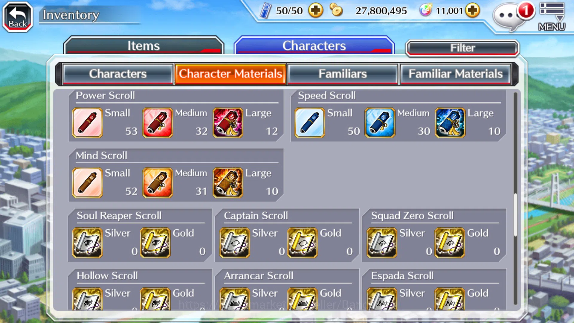 Bleach: Brave Souls Accounts GLOBAL]6K Orb+Fresh All Story|Ulquiorra SegundaEta image 15