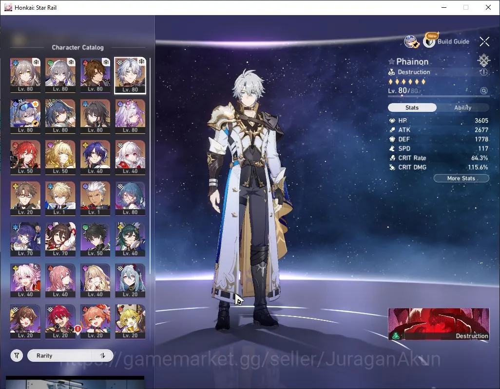 Honkai Star Rail Accounts Mid Game ASIA|TL66|8 Limited[Castorice E1+Sign,Black Sawn+Sign,Phainon,Yunli,Aglaea,Dr 2