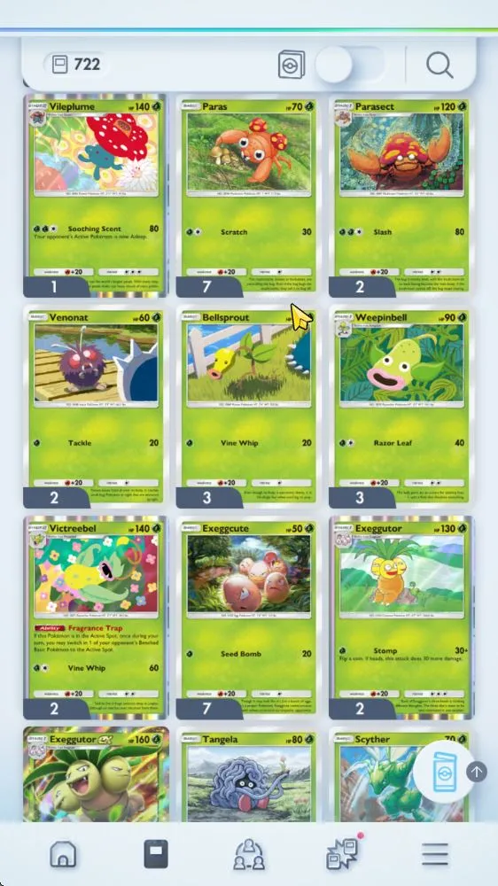 Pokémon TCG Pocket Accounts Lv 19 |Total Card 722| 23 Ex Total (Charizard & Pi image 2