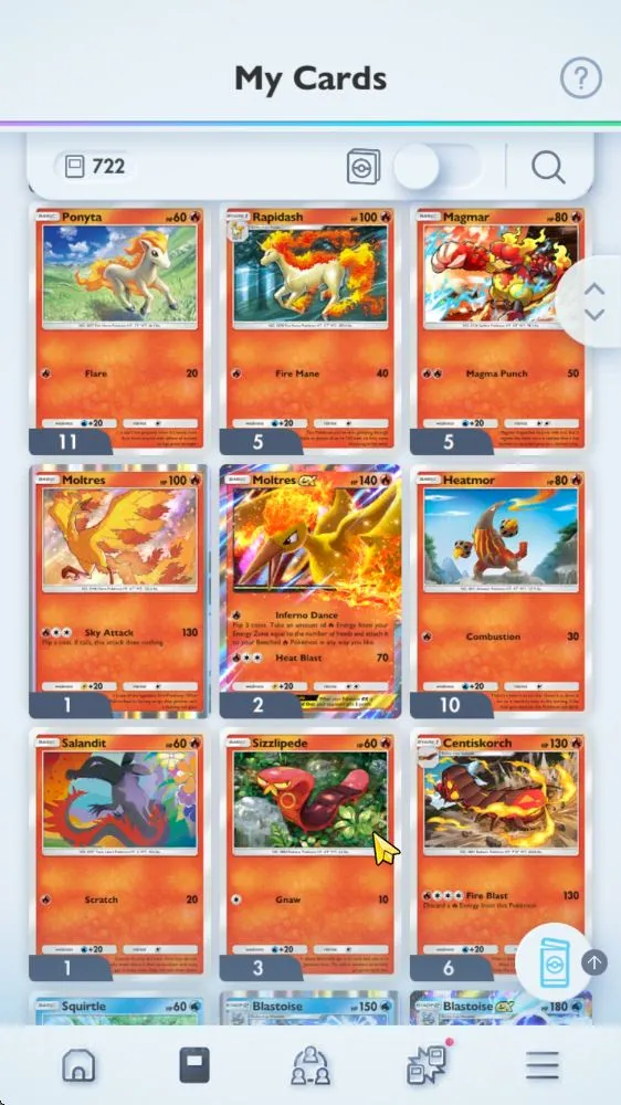 Pokémon TCG Pocket Accounts Lv 19 |Total Card 722| 23 Ex Total (Charizard & Pi image 5