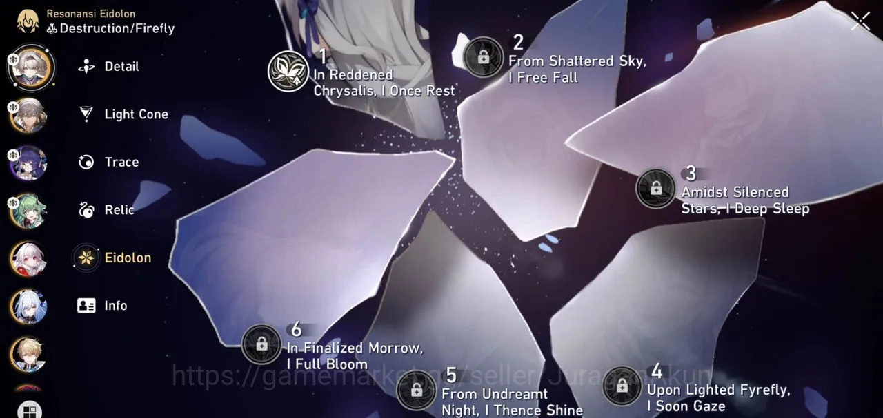 Honkai Star Rail Accounts Asia [TL70] 10 Limited (Firefly E1+Sign, The Herta image 5