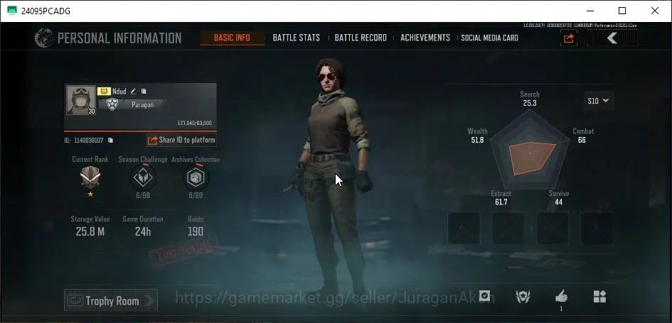 Arena Breakout Accounts Mid-Tier [MOBILE]|SV 25M | CV 24M | AKS74U,Prismatic ACE31,V Scar,ForestMP5,GraveMosin,Etc | CN ON 3