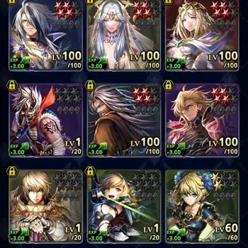 Last Cloudia Accounts Mid‑Game GLOBAL|Rank 19|100K Crystal|Top Units (A Roland,E Lonardo,SM Sera,G Lilaha,Demongunner