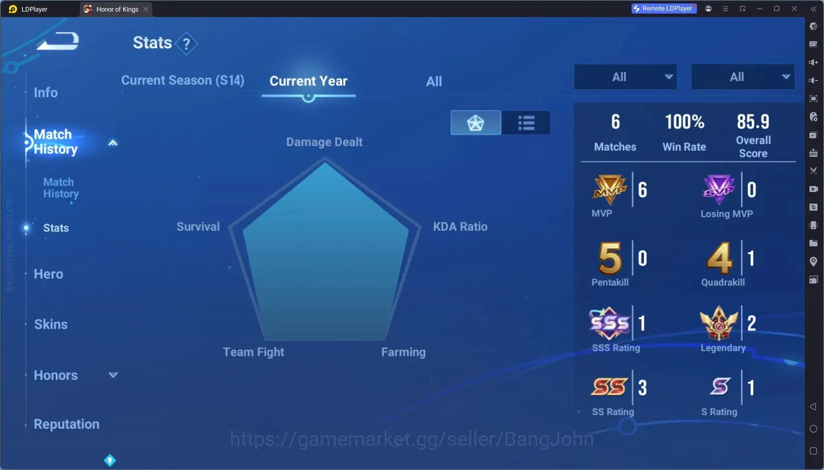 Honor of Kings Accounts Global | 54H 16S |Collab AoT Heino, Legend Wukong, image 2
