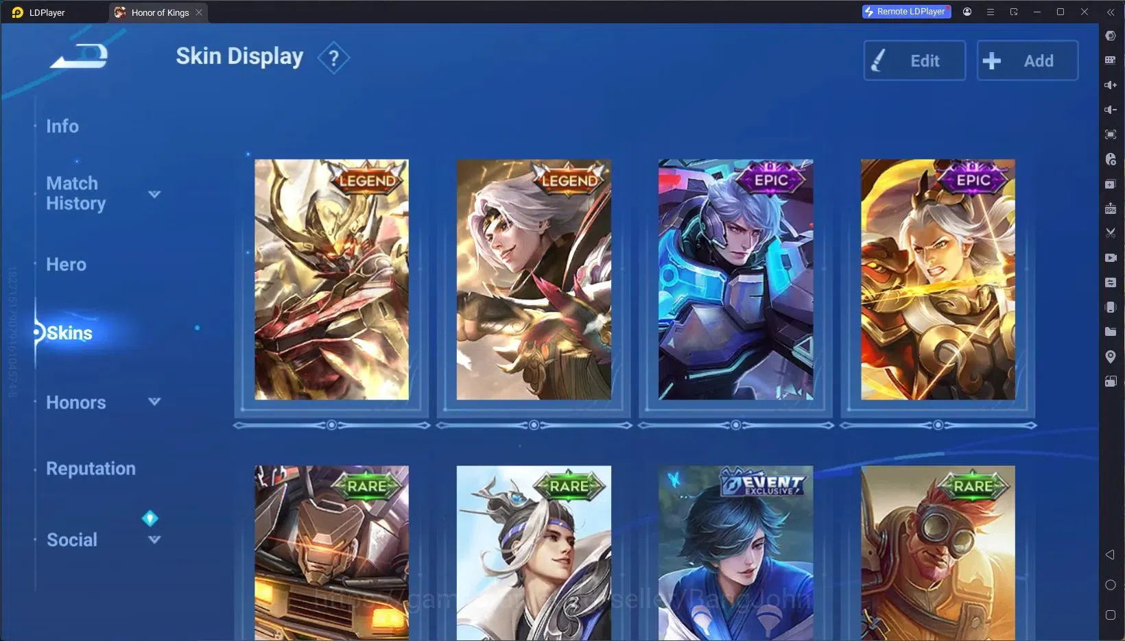 Honor of Kings Accounts Global | 54H 16S |Collab AoT Heino, Legend Wukong, image 3