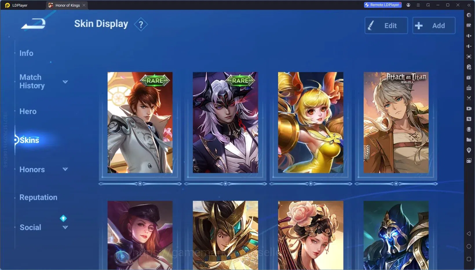 Honor of Kings Accounts Global | 54H 16S |Collab AoT Heino, Legend Wukong, image 4