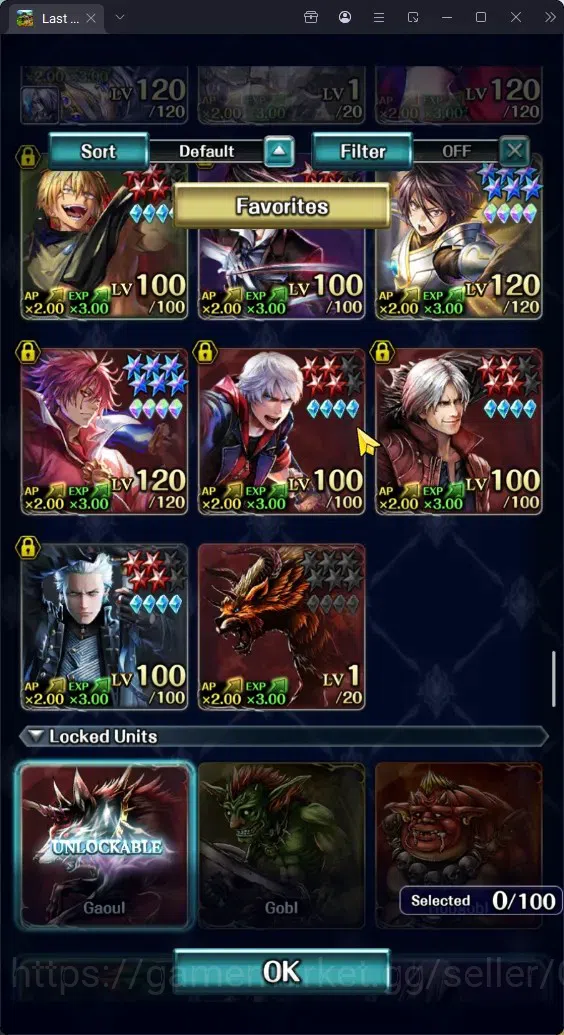 Last Cloudia Accounts GLOBAL|Rank 33|Top Tier Unit (Hinata,Benimaru,Mili image 11