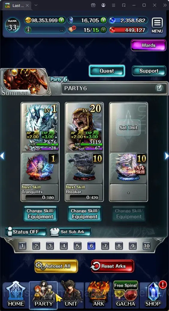 Last Cloudia Accounts GLOBAL|Rank 33|Top Tier Unit (Hinata,Benimaru,Mili image 2